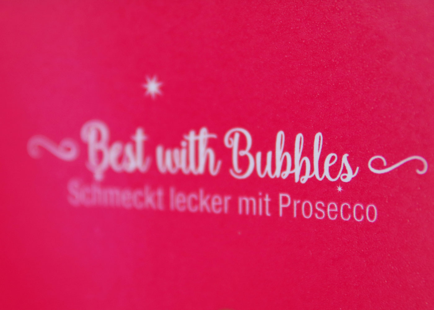 Pink bubbles